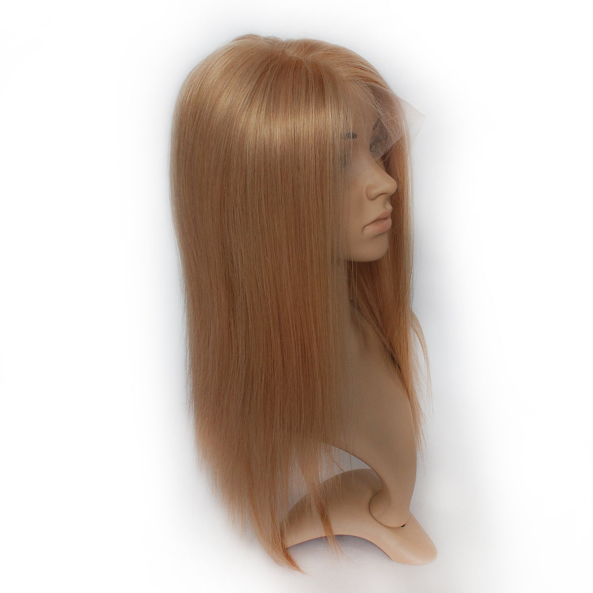 #28 Blonde Color Straight Full Lace Human Hair Wig For Women Remy Hair Suncolor Hair