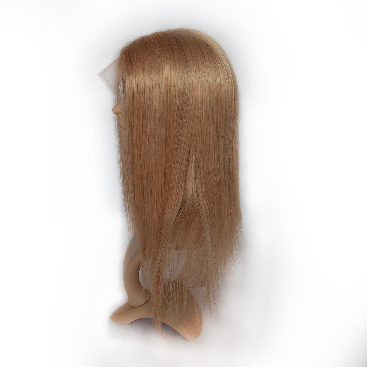#28 Blonde Color Straight Full Lace Human Hair Wig For Women Remy Hair Suncolor Hair