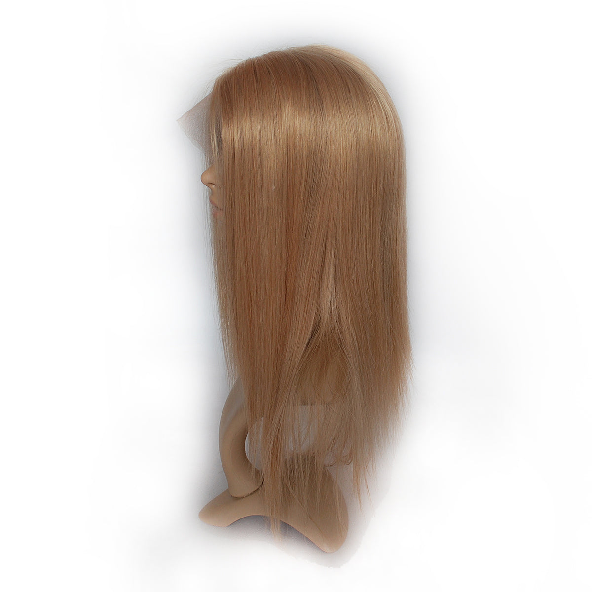 #28 Blonde Color Straight Full Lace Human Hair Wig For Women Remy Hair Suncolor Hair