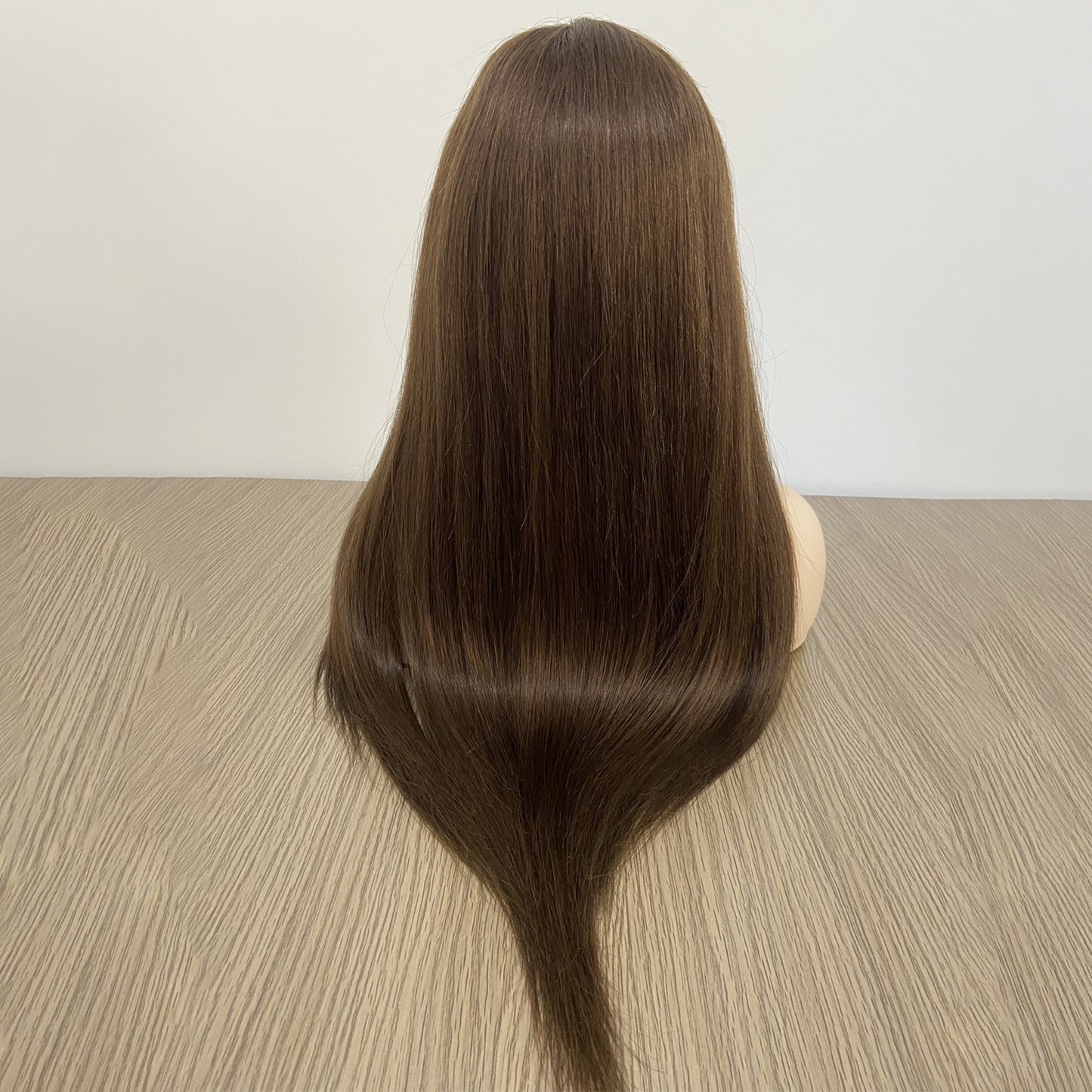 4x4 Silk Top Lace Front Medical Wig Custom Made Silicone Wig Lace Front Wigs With Baby Hair Virgin Hair for Women PU Silicone