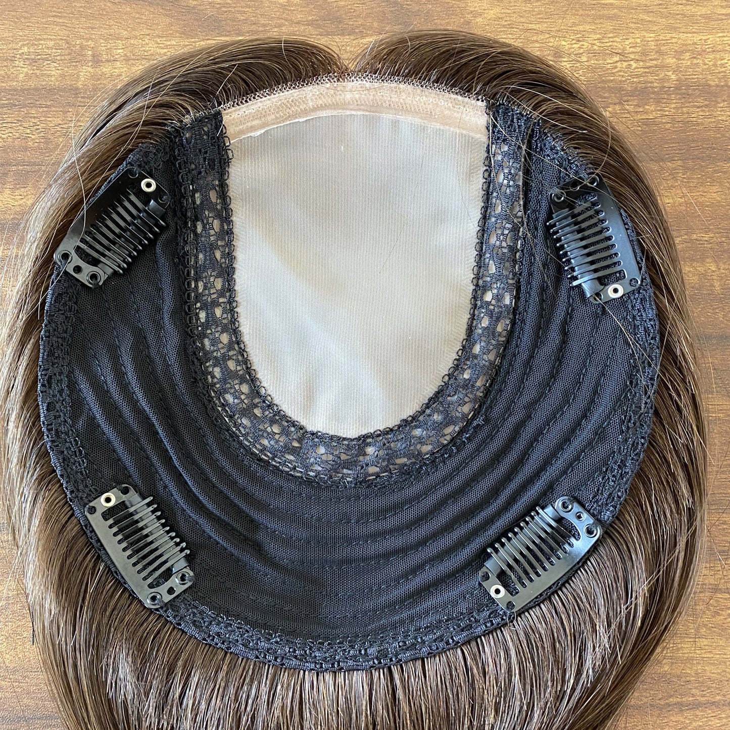 silk base topper with weft back colorful women topper wig human hair straight wig