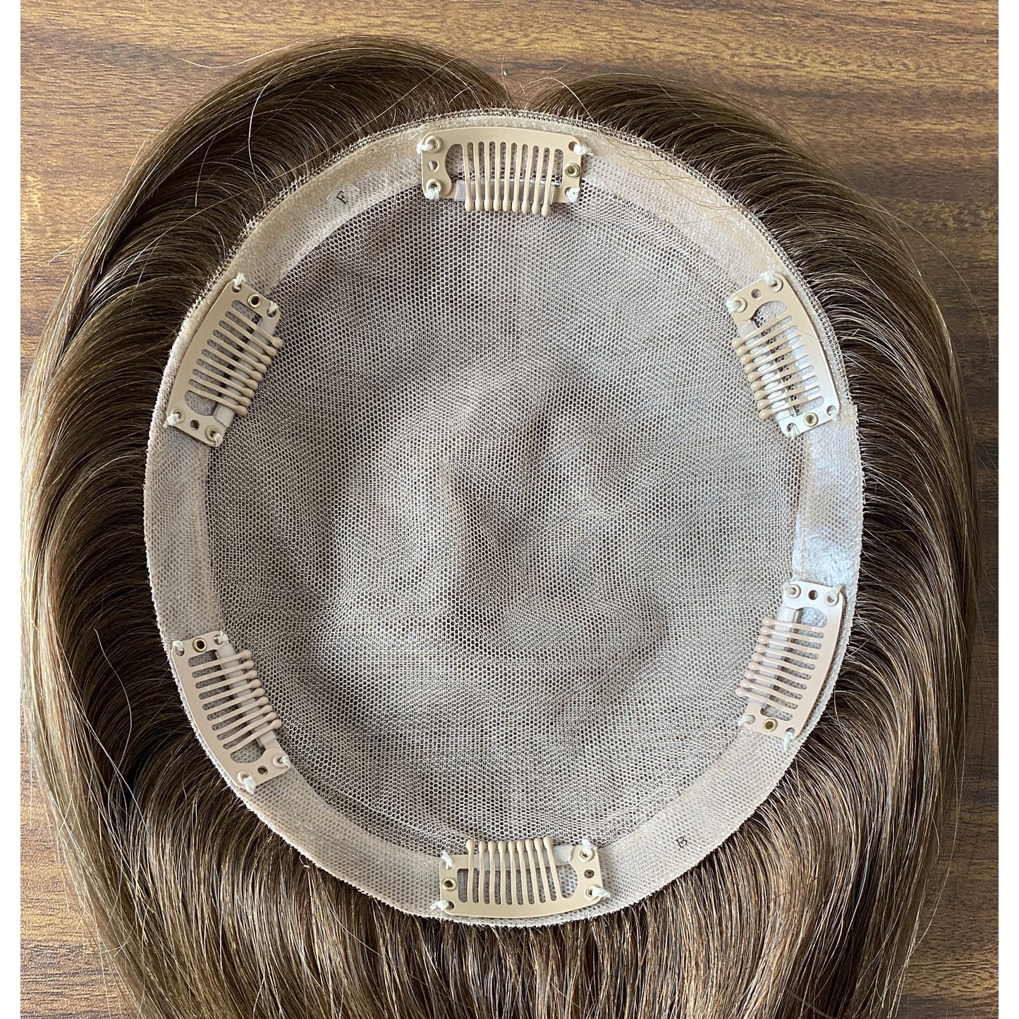 6x7 silk base 100% human hair topper wig for women straight hair topper