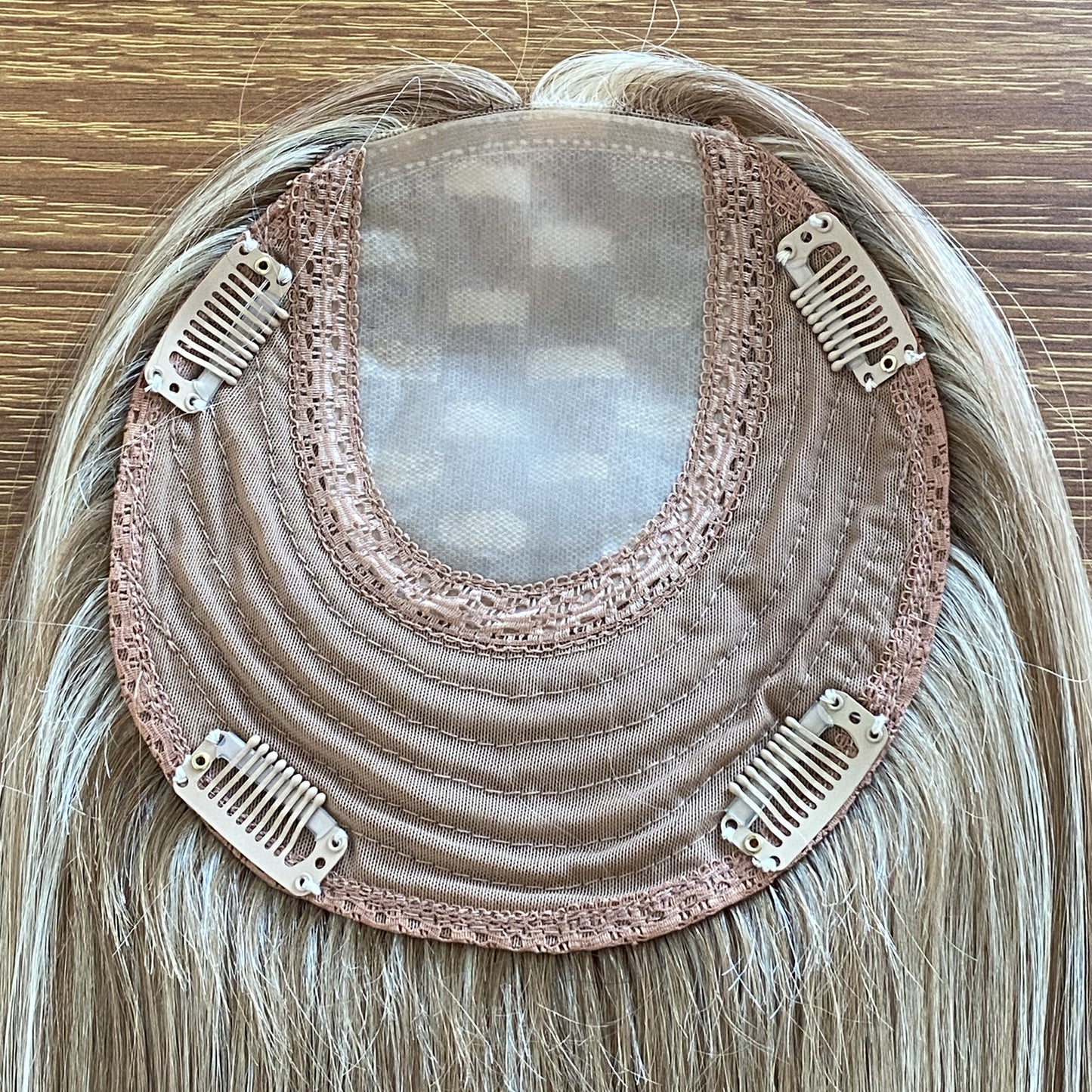 silk base topper with weft back colorful women topper wig human hair straight wig