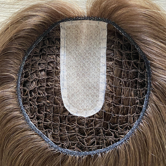 6x6 Women Toppers Hair Pieces Full Hand Made Straight Silk Base Topper Wig Natural Scalp