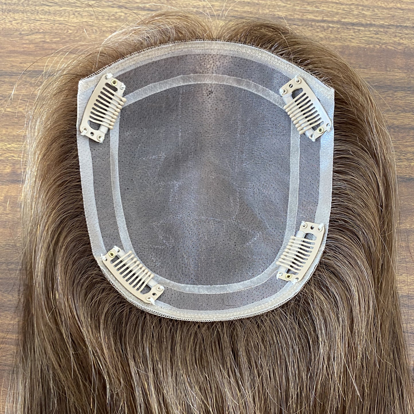 5x6 Mono topper wig for women straight human hair topper virgin hair loss