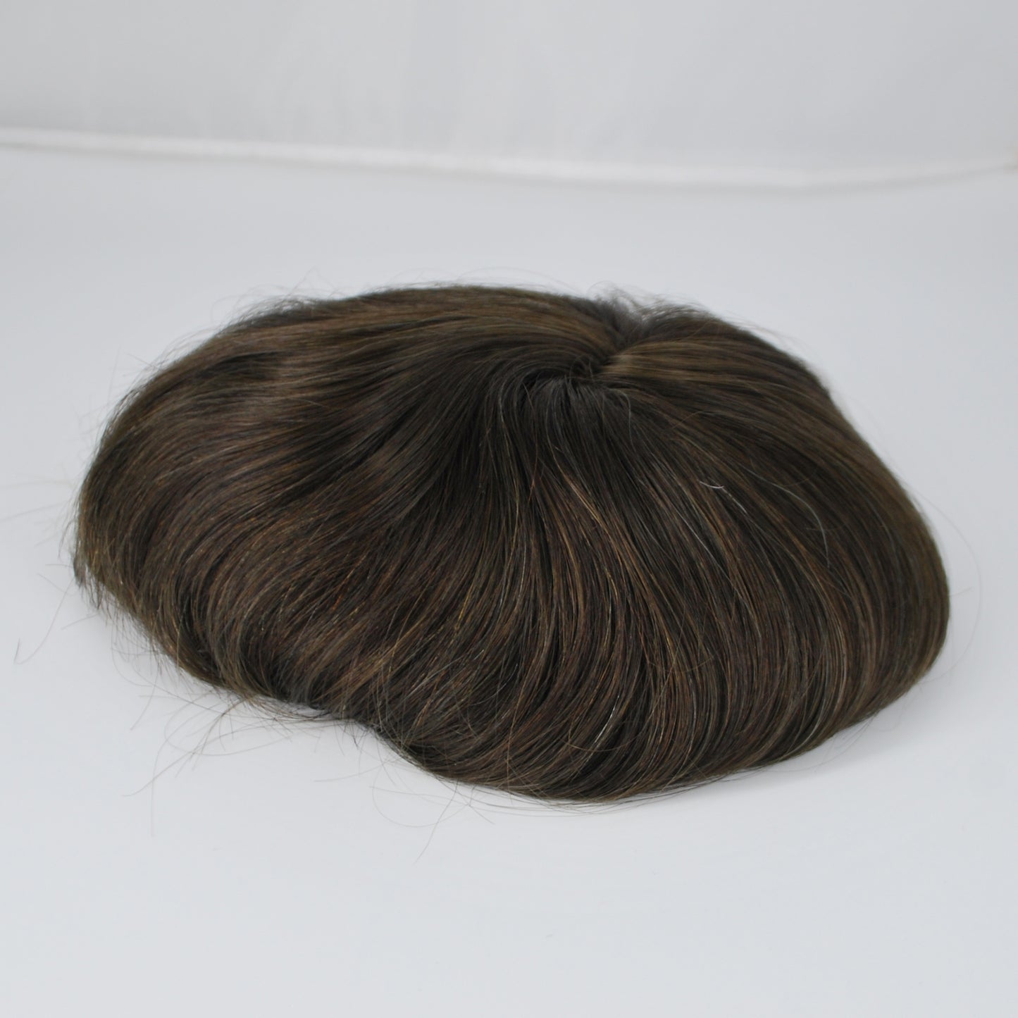 Clearance #2 Men Toupee French Lace With PU Around 8x6 Lace Front Hair Pieces For Men Wig