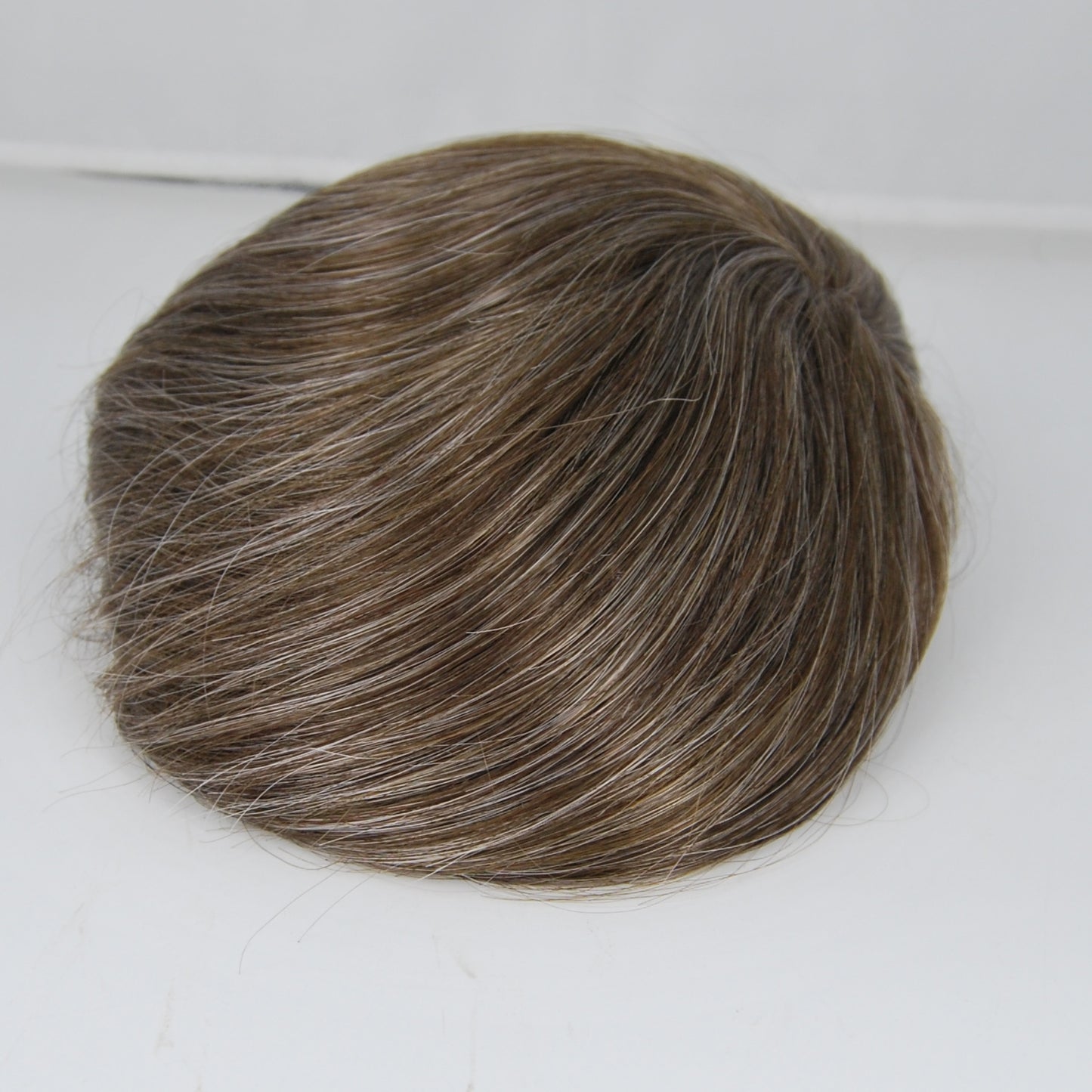 Clearance #4 30% mixed grey hair system for men all French lace 9x7" hair system for men