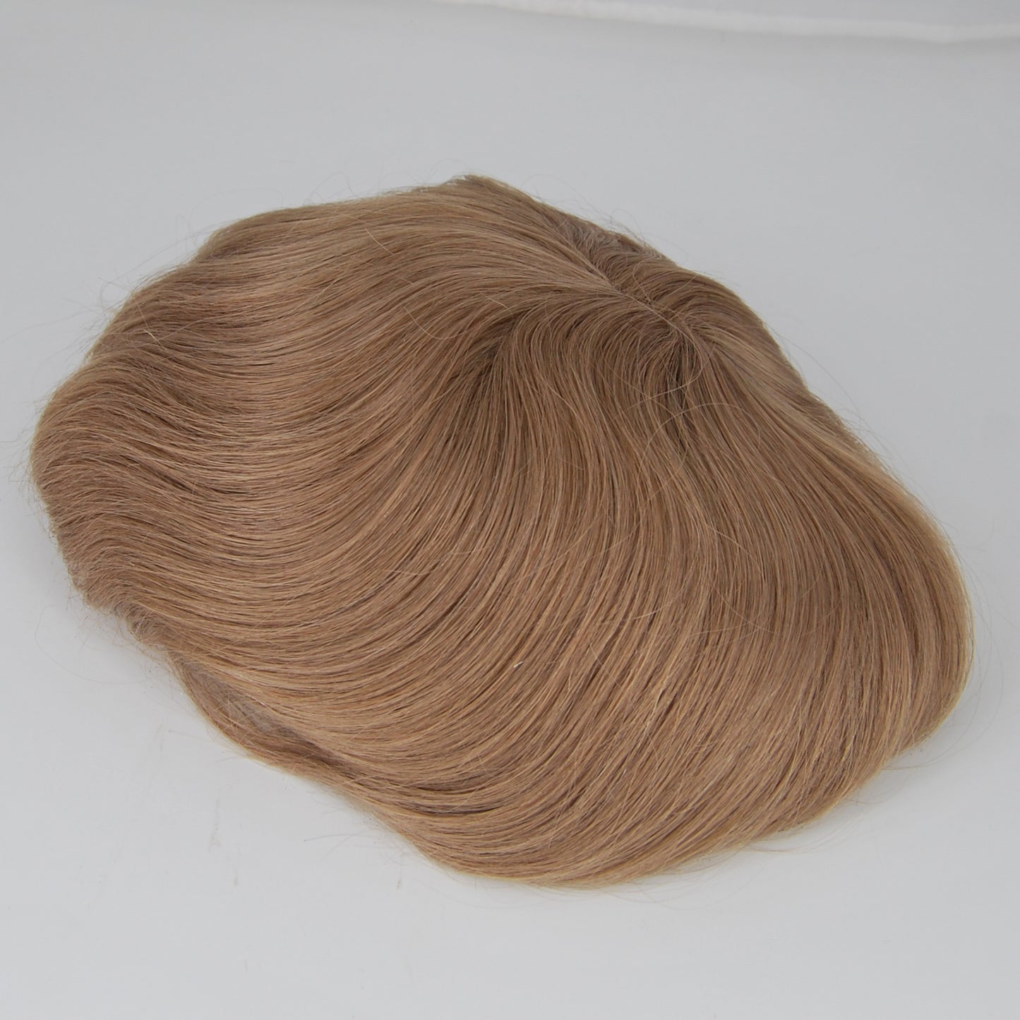 Clearance toupee #17 light blonde French lace with PU back and sides 10x7.5" human hair system