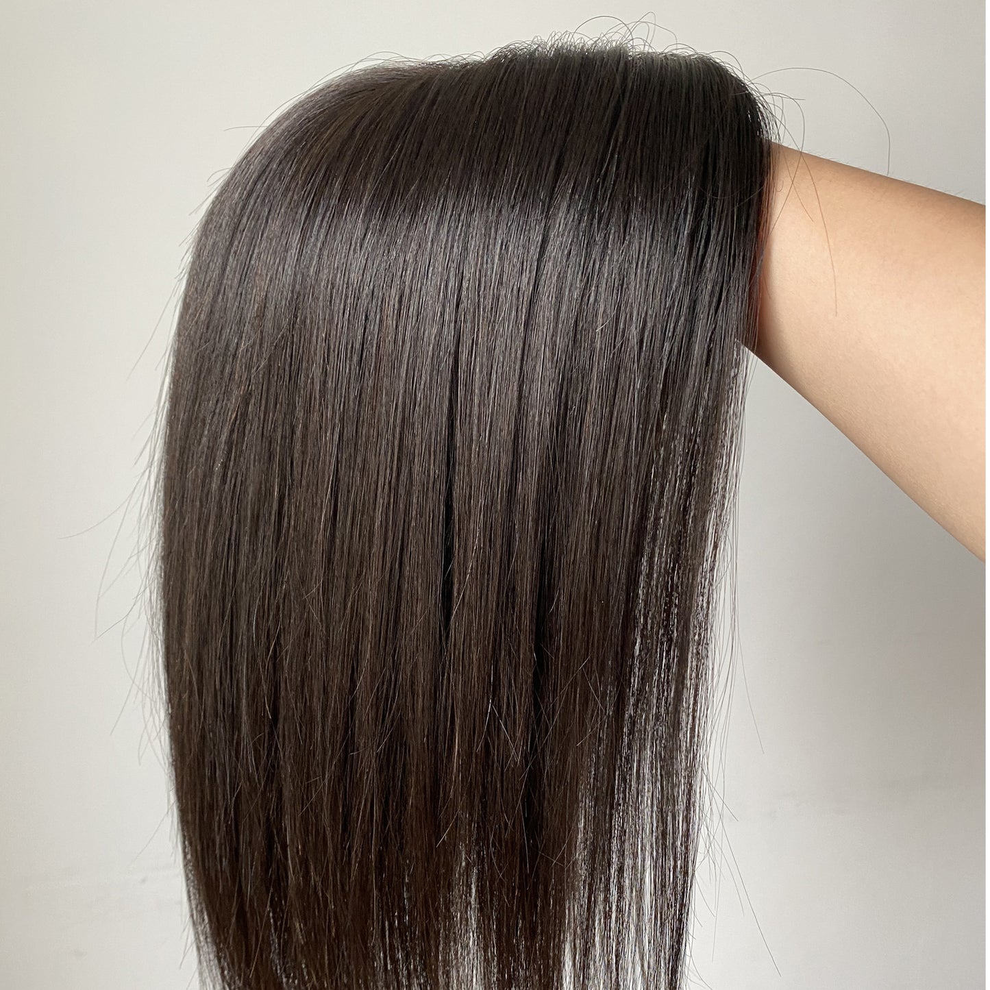 6x7 silk base 100% human hair topper wig for women straight hair topper