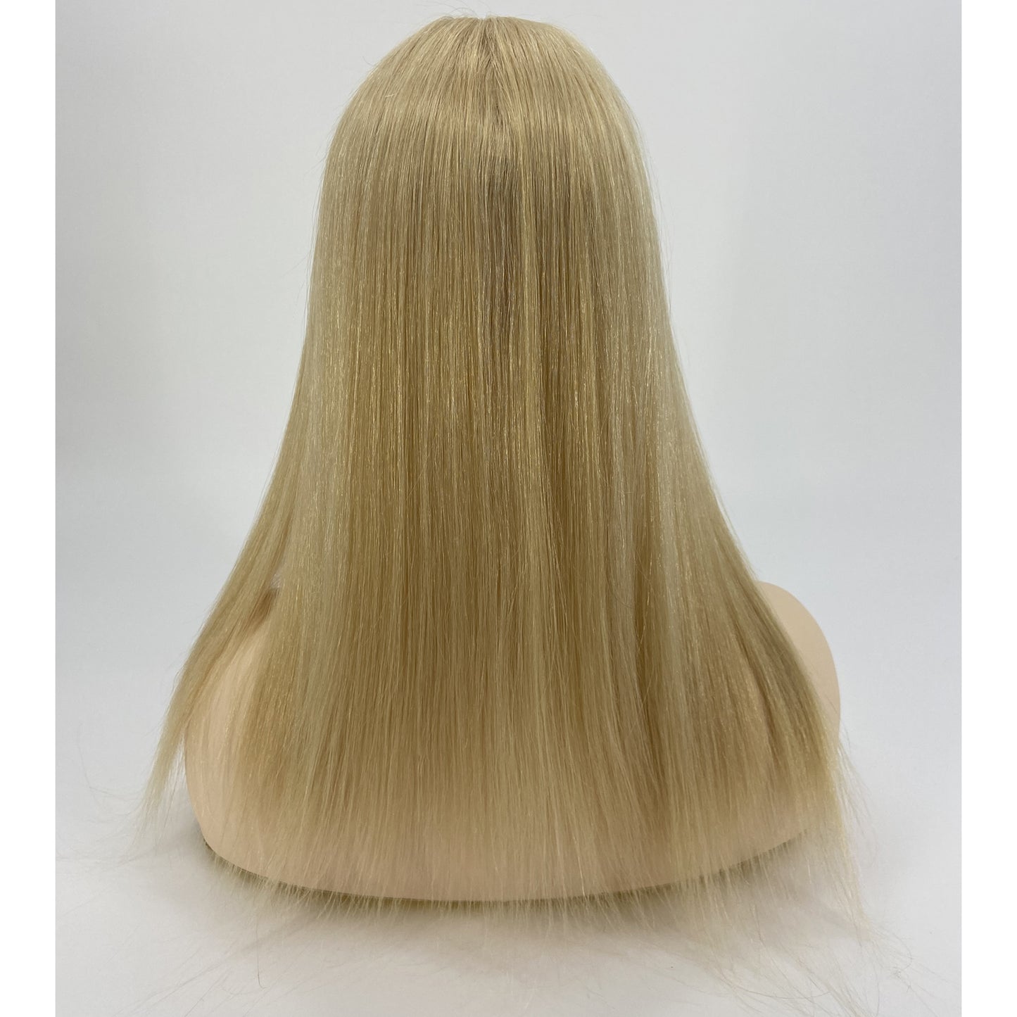 Lace front Silk base with weft back straight topper wig for women human hair virgin hair topper