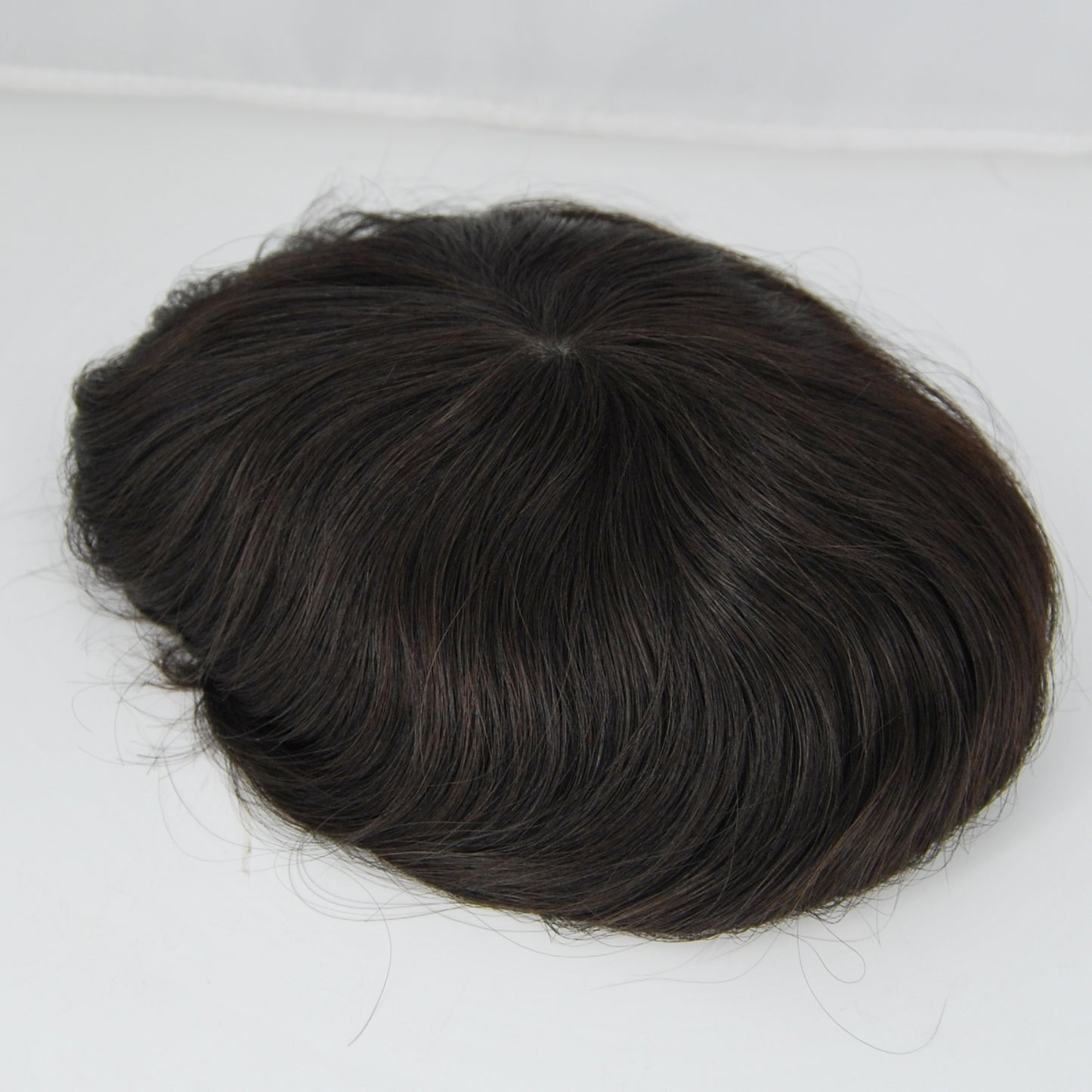 Clearance 8x6 " toupee for men natural black hair system for men thin PU injection