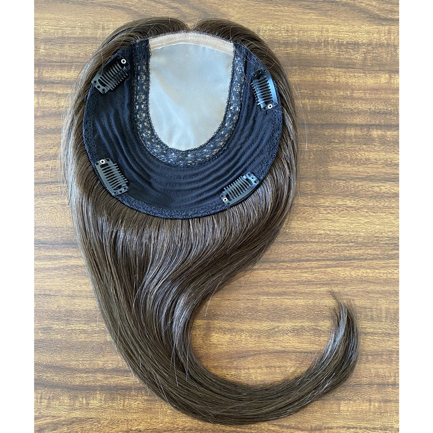silk base topper with weft back colorful women topper wig human hair straight wig