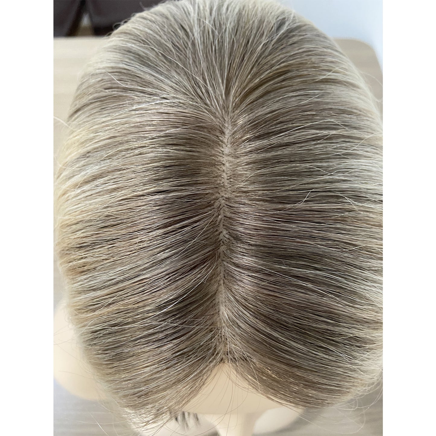 6x7 silk base 100% human hair topper wig for women straight hair topper