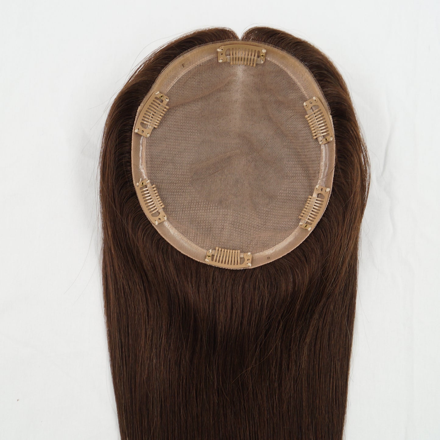 6x7 silk base 100% human hair topper wig for women straight hair topper