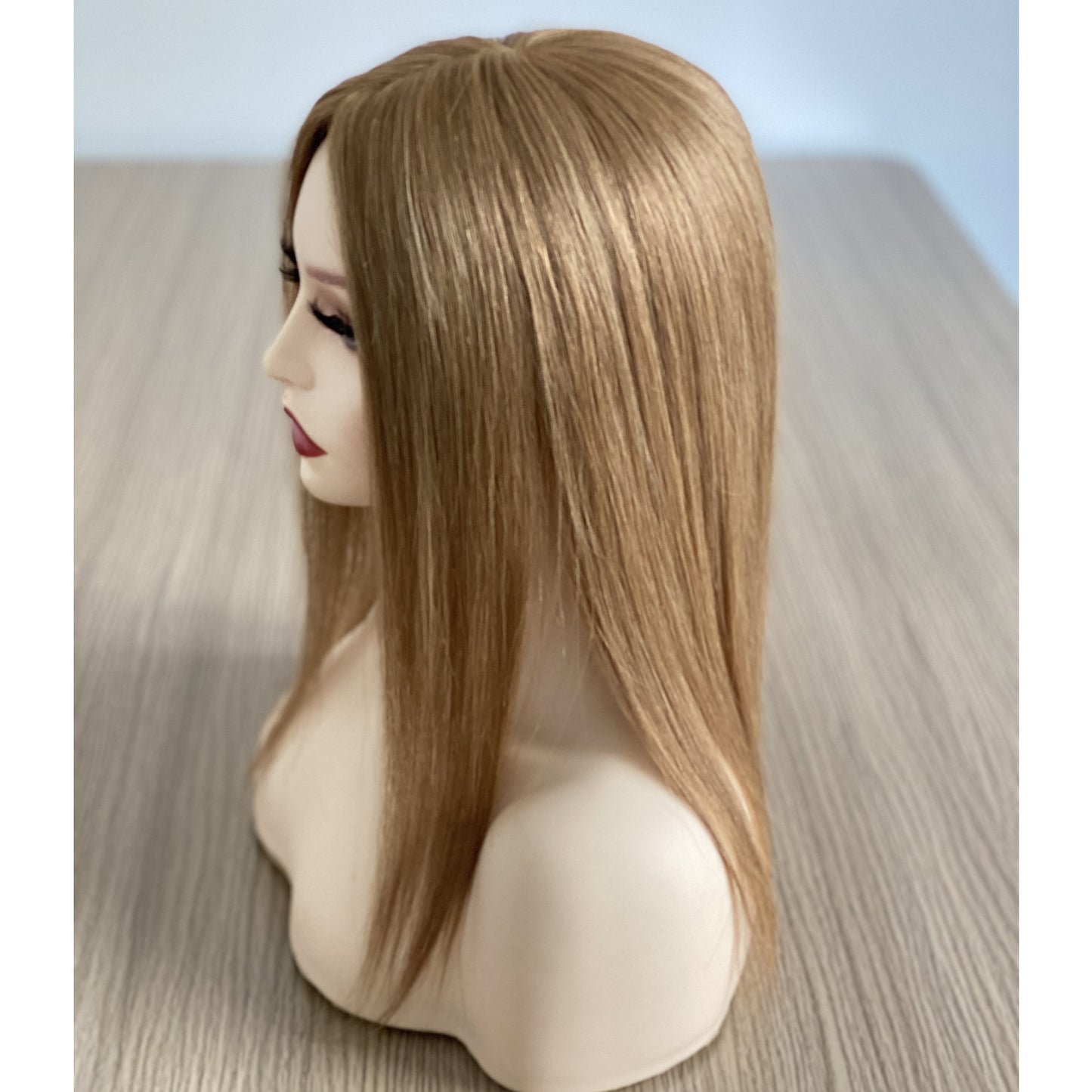 6x6 Women Toppers Hair Pieces Full Hand Made Straight Silk Base Topper Wig Natural Scalp
