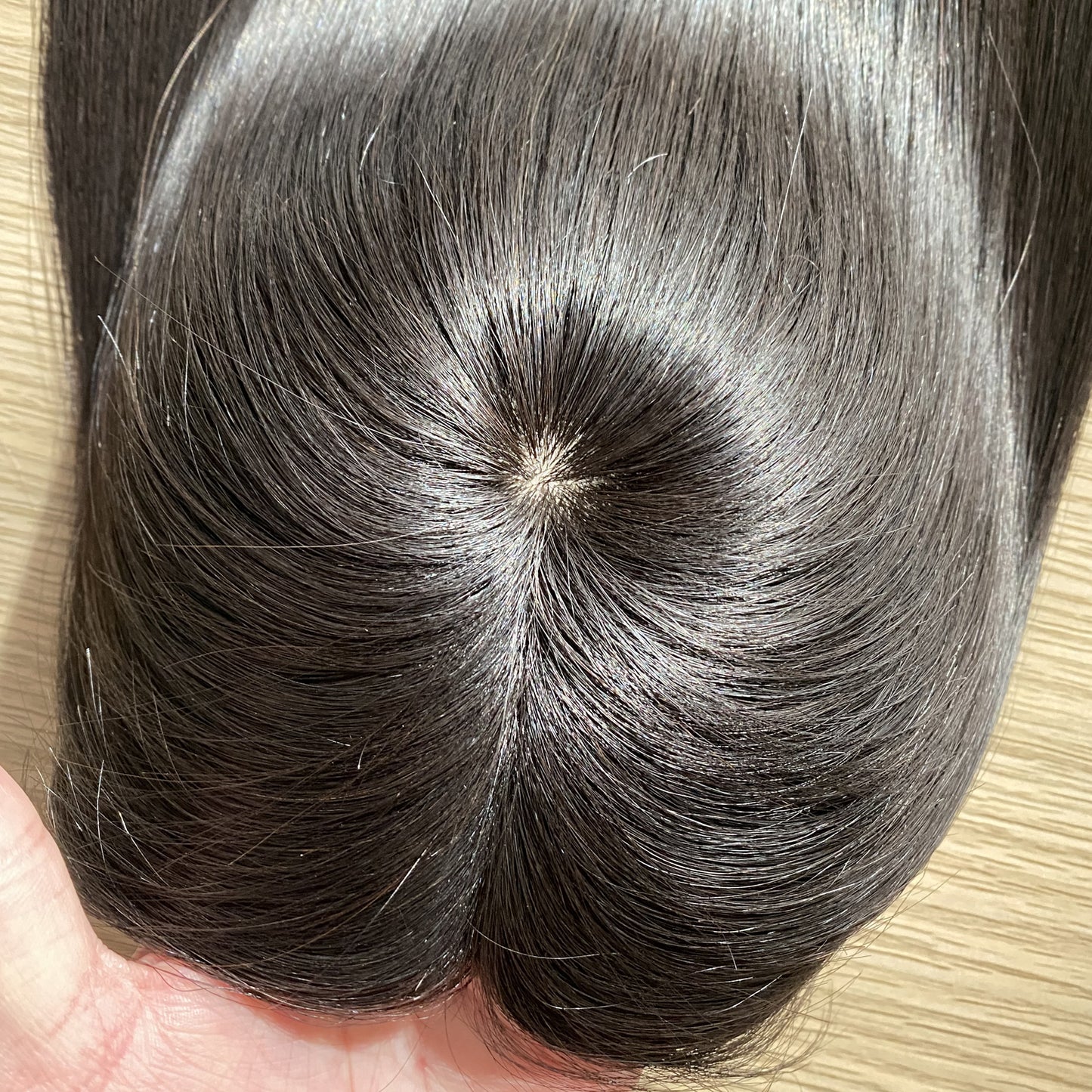 6x6 Women Toppers Hair Pieces Full Hand Made Straight Silk Base Topper Wig Natural Scalp