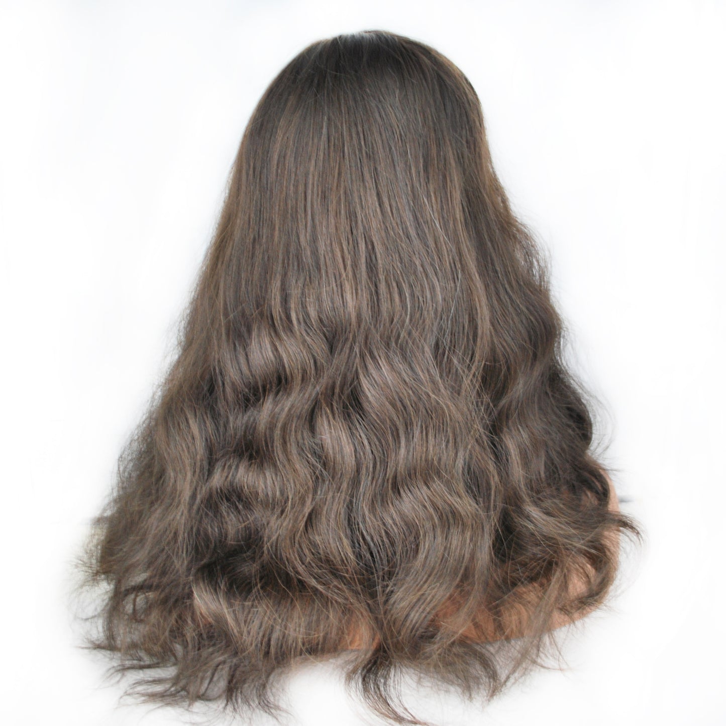 All french lace topper wig for women customized topper brown human hair