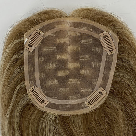 5x6 Mono topper wig for women straight human hair topper virgin hair loss