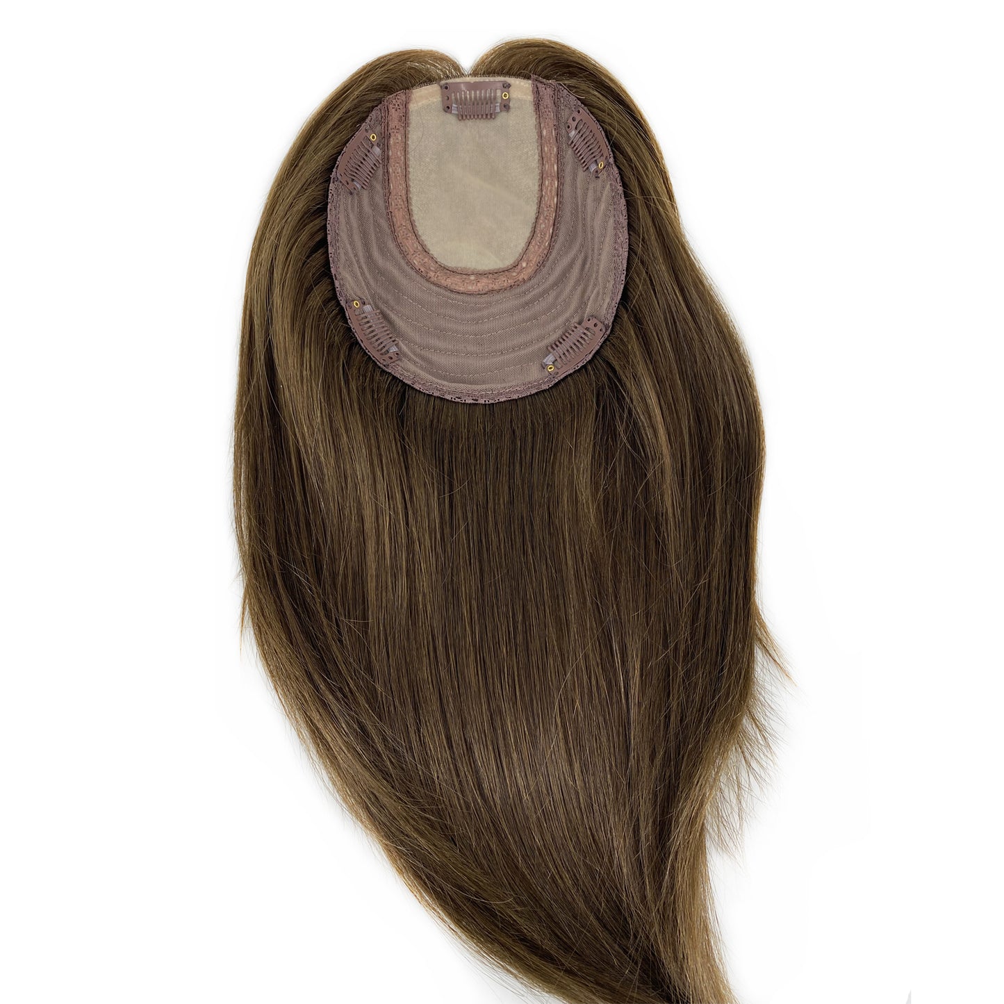 silk base topper with weft back colorful women topper wig human hair straight wig