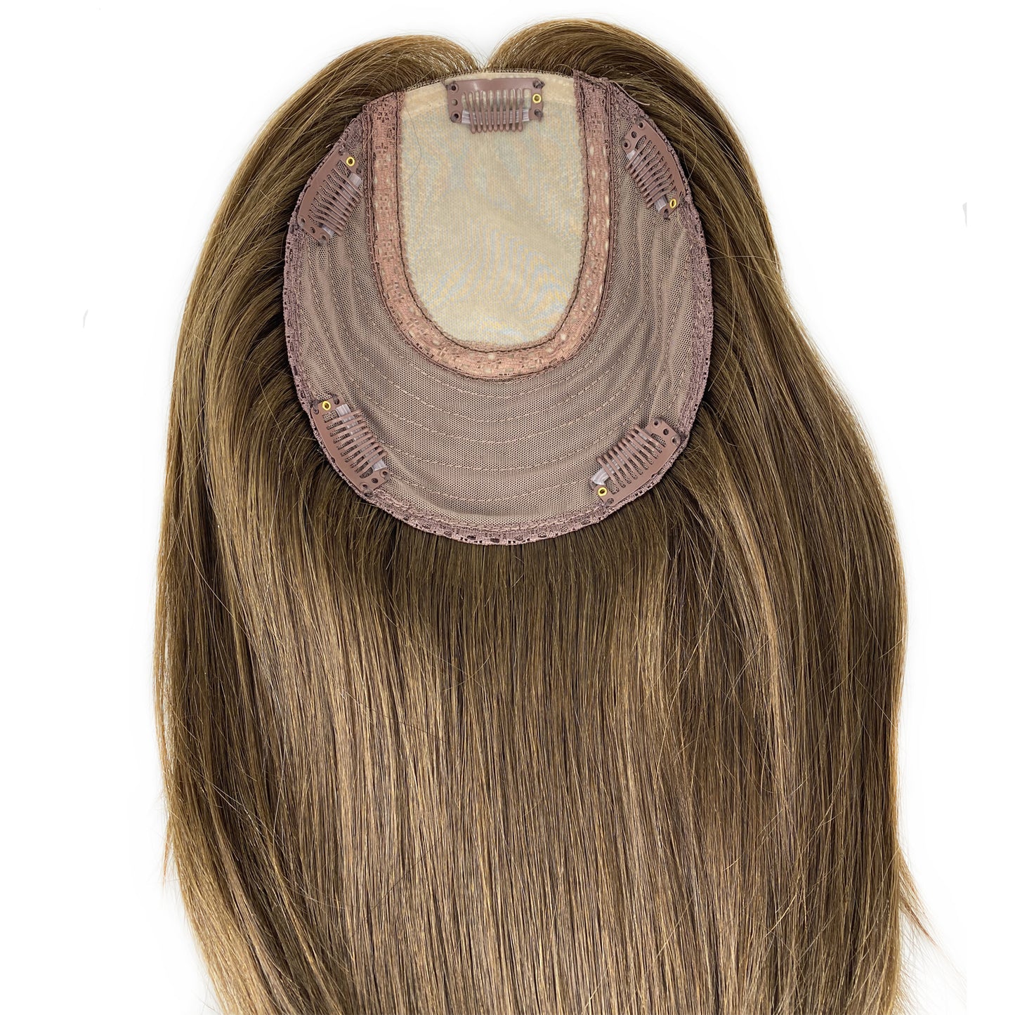 silk base topper with weft back colorful women topper wig human hair straight wig