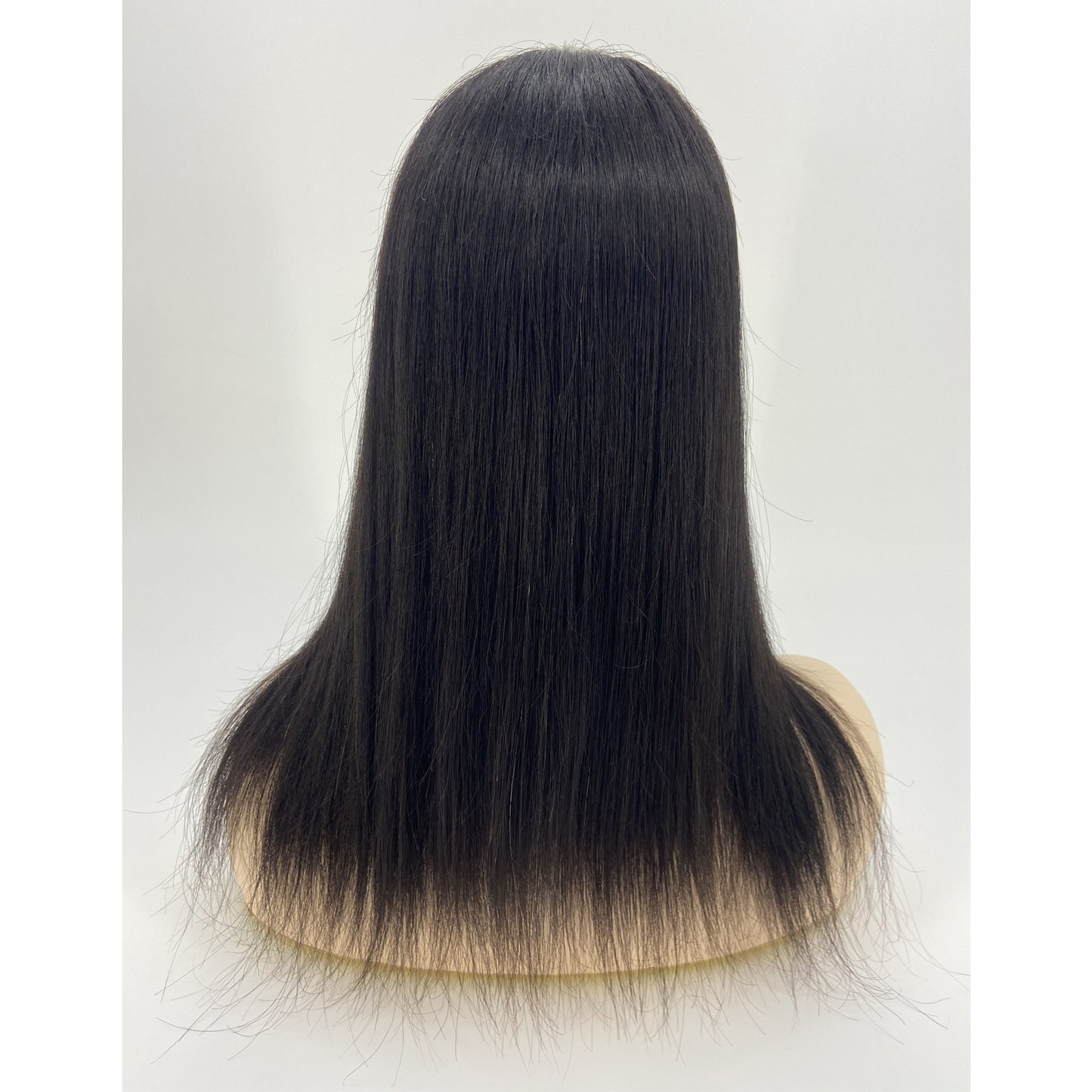 Lace front Silk base with weft back straight topper wig for women human hair virgin hair topper