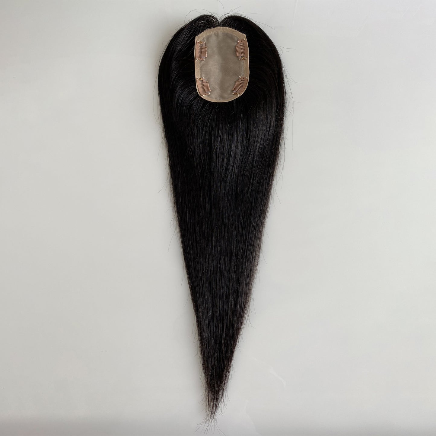 5x3 silk base topper colorful women topper wig human hair straight wig black brown blonde topper highlight color wig