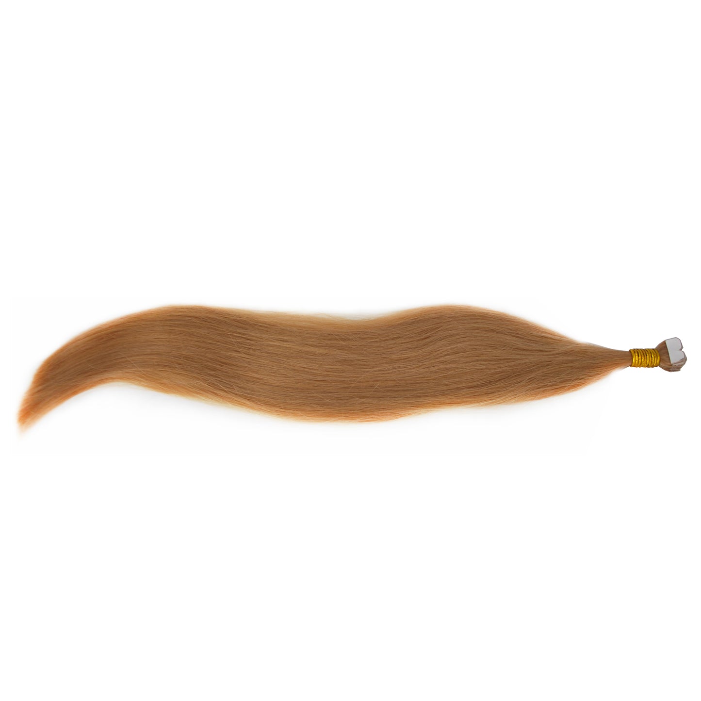 18 Inches Tape In Human Hair Extensions Colorful Straight Hair Extensio Invisible Adhesive Skin Weft