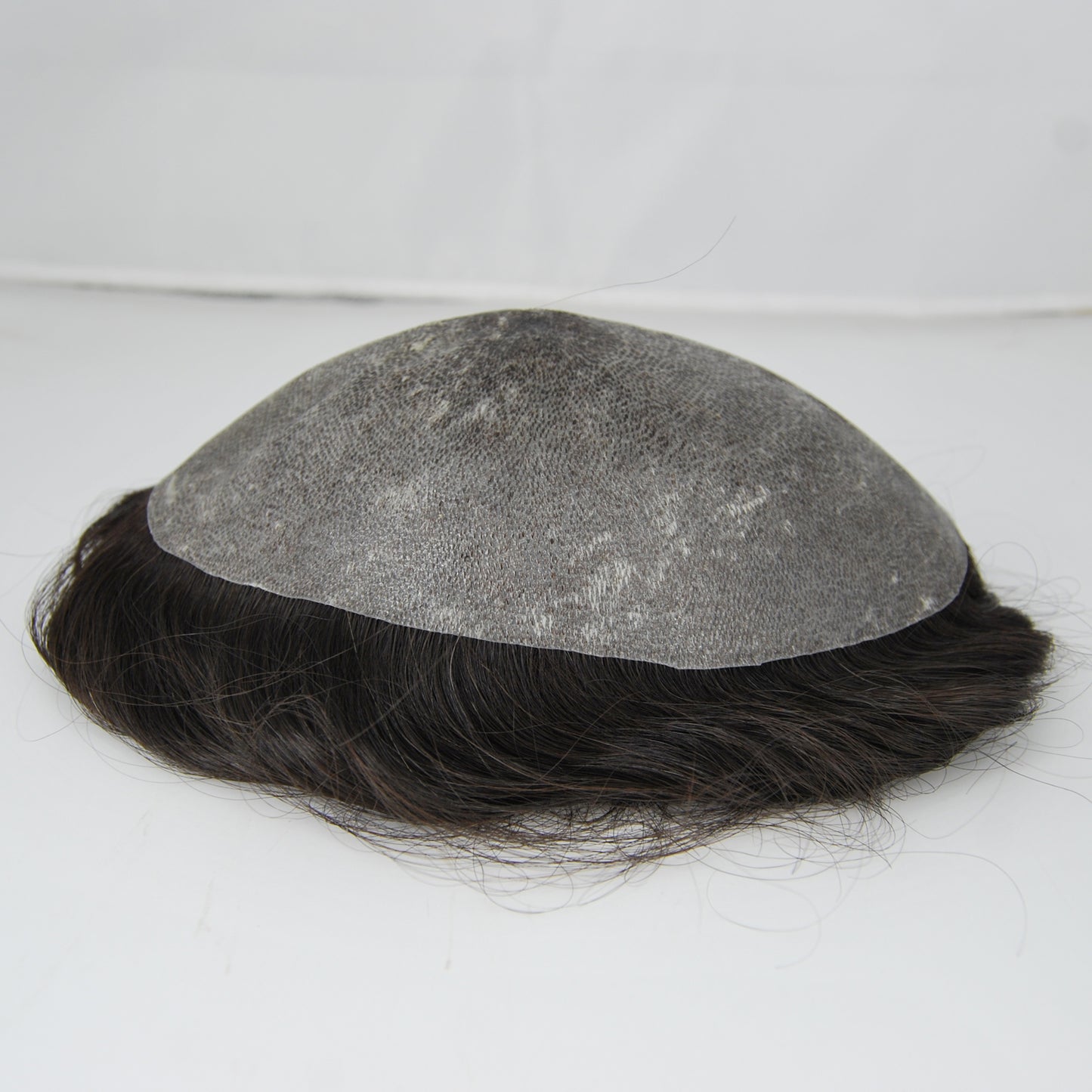 Clearance 8x6 " toupee for men natural black hair system for men thin PU injection