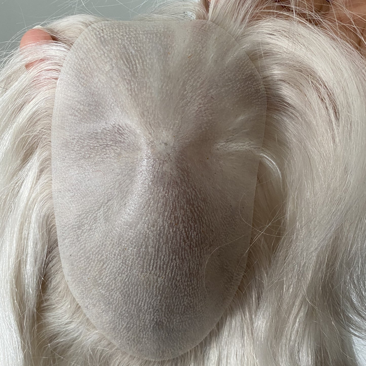 Cunstomized toupee 100% human hair grey color toupee human hair system for old man wig
