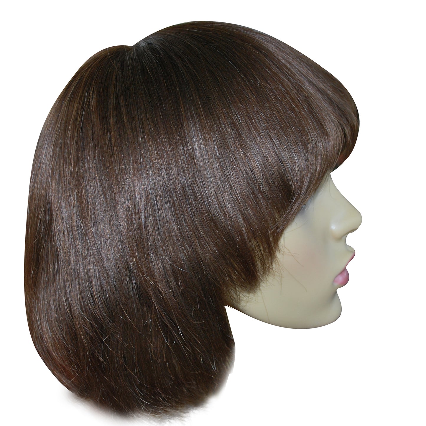 straight stort bob wig lace front machine wig black brazilian remy human hair