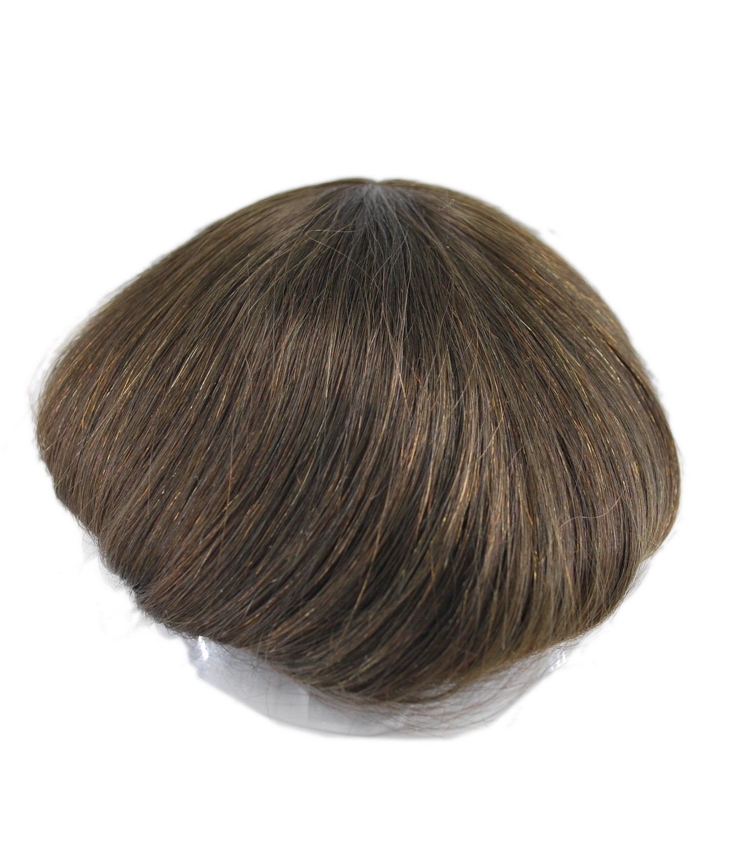 #3 ash brown male hairpiece French lace with PU around human hair toupee for men