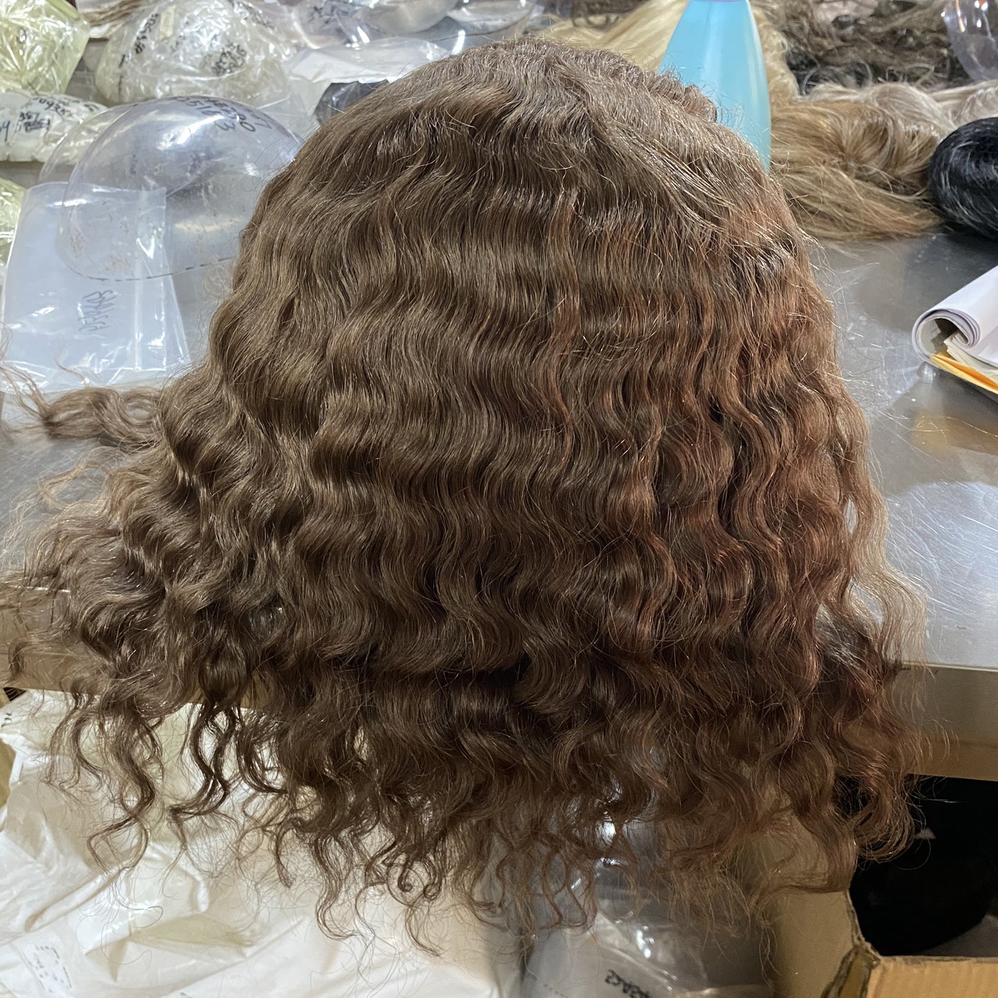 side part loose wave toupee for men customize human hair system men wig