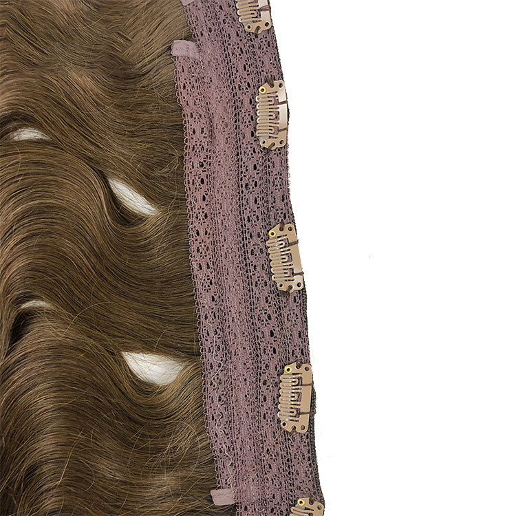 Invisible Wire Clips In Hair Extension Secret Fish Line Hairpiece Body Wave Human Hair Extension