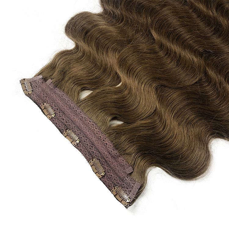 Invisible Wire Clips In Hair Extension Secret Fish Line Hairpiece Body Wave Human Hair Extension
