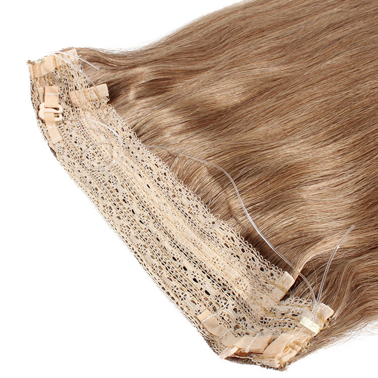 Straight Fish Line Human Hair Extension Invisible Hair For Women