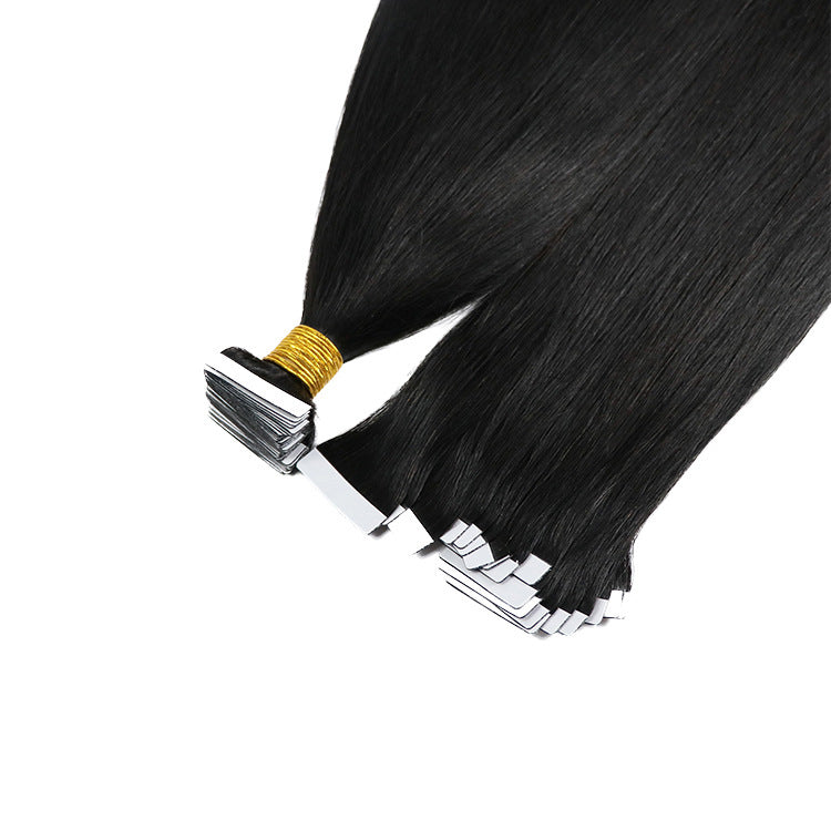 Natural Straight Tape In Human Hair Extensions For Black Women Brazilian Hair Tape Ins Bulk