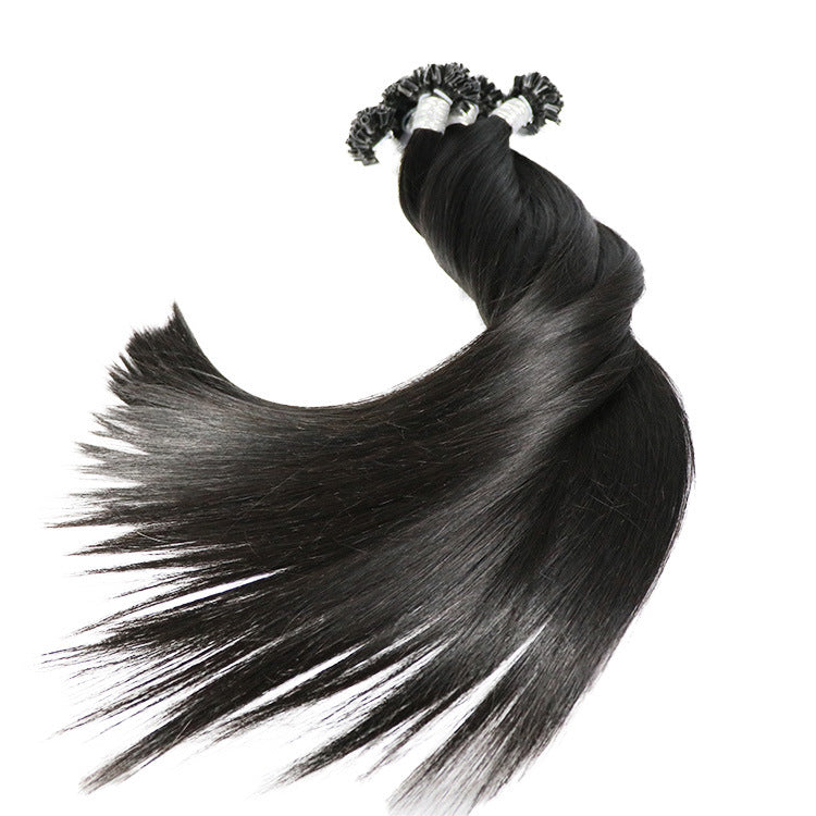 Straight Keratin Human Fusion Hair Nail U Tip Machine Made Remy Human Hair Extensions 1g/ps Muti-Color