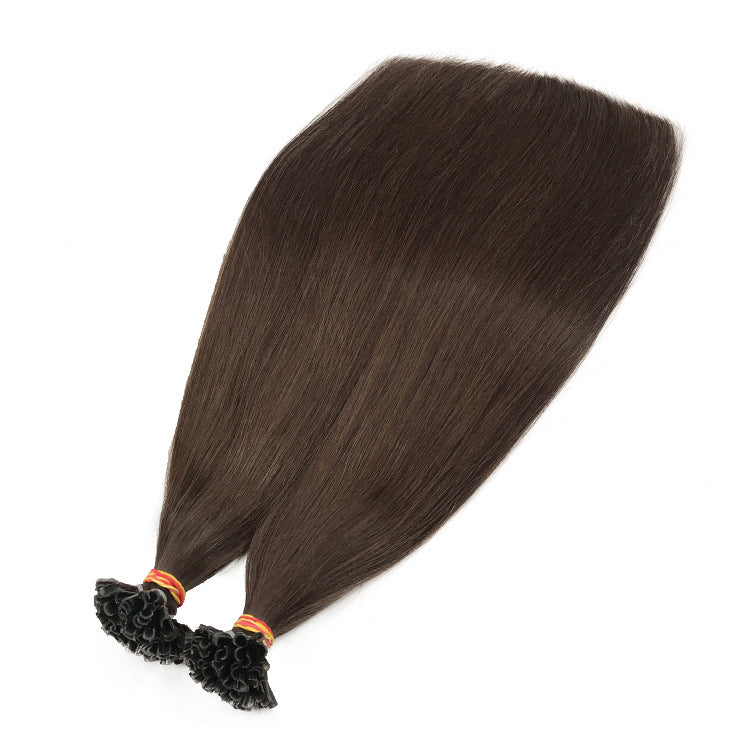 Straight Keratin Human Fusion Hair Nail U Tip Machine Made Remy Human Hair Extensions 1g/ps Muti-Color