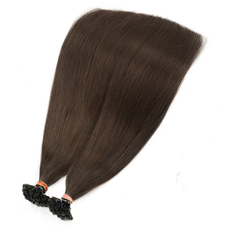 Straight Keratin Human Fusion Hair Nail U Tip Machine Made Remy Human Hair Extensions 1g/ps Muti-Color
