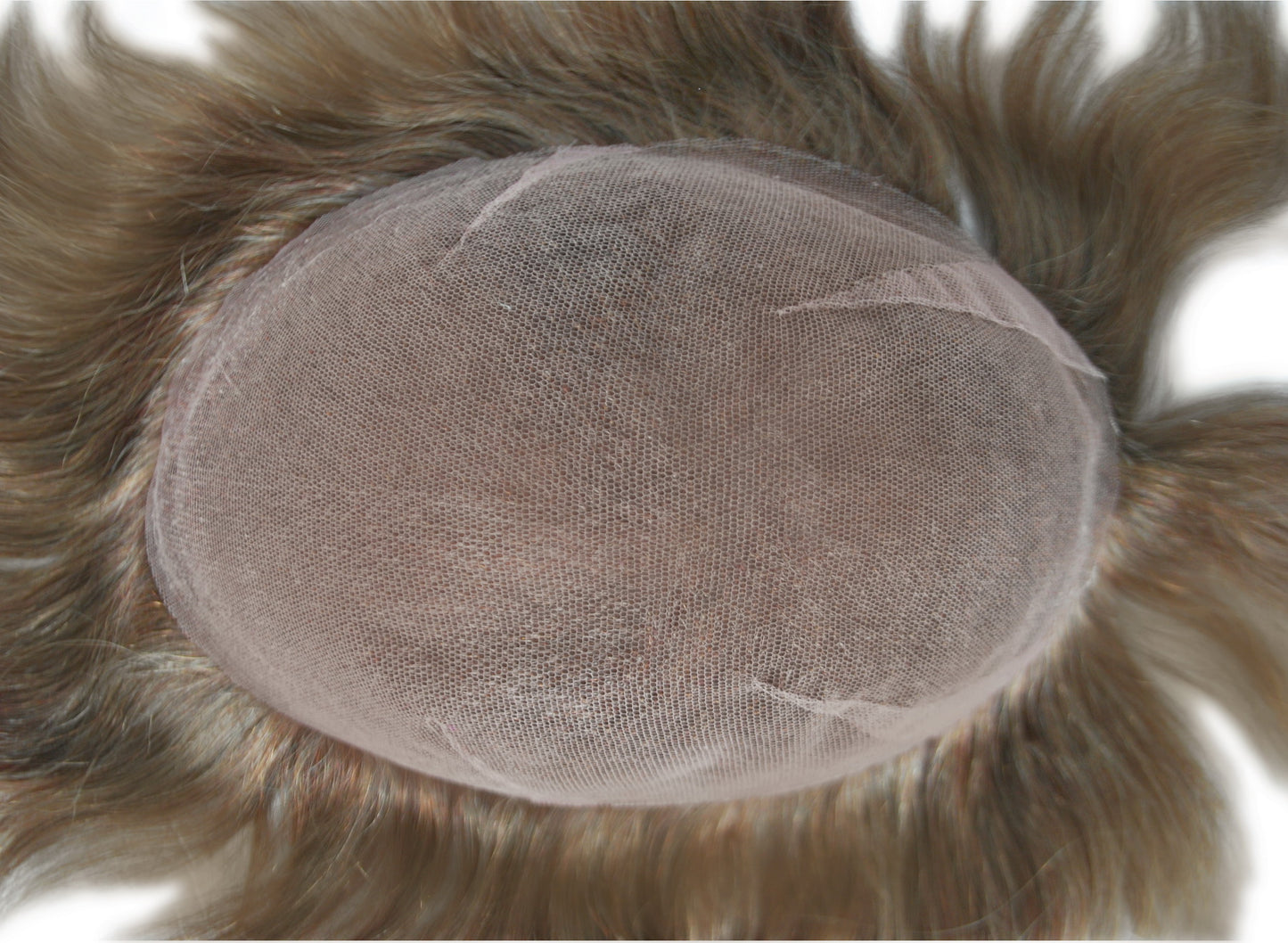 brown toupee hair