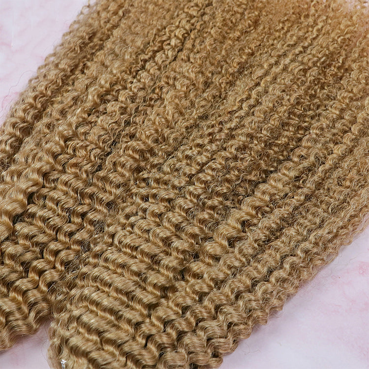 I Tip Human Hair Extensions Curly Hair Weft For Black Women #27 Jerry Curly Wave I Ttip Hair 100 Strands/ Lot