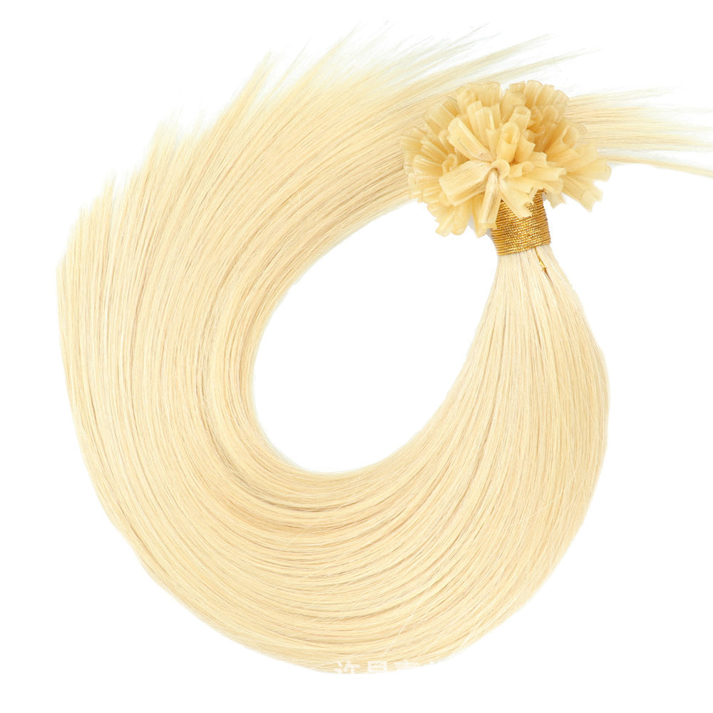 Straight U Tip Hair Extensiones De Cabello Natural European Hair Double Drawn Remy Hair Extension