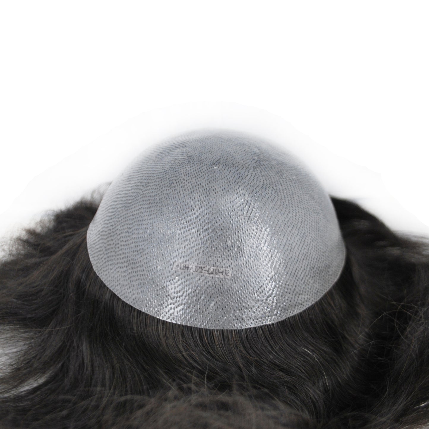 Clearance Hair Replacement Men Toupee 10"x8" Full Skin Thin PU Knotted With Vlooped Natural Black Color