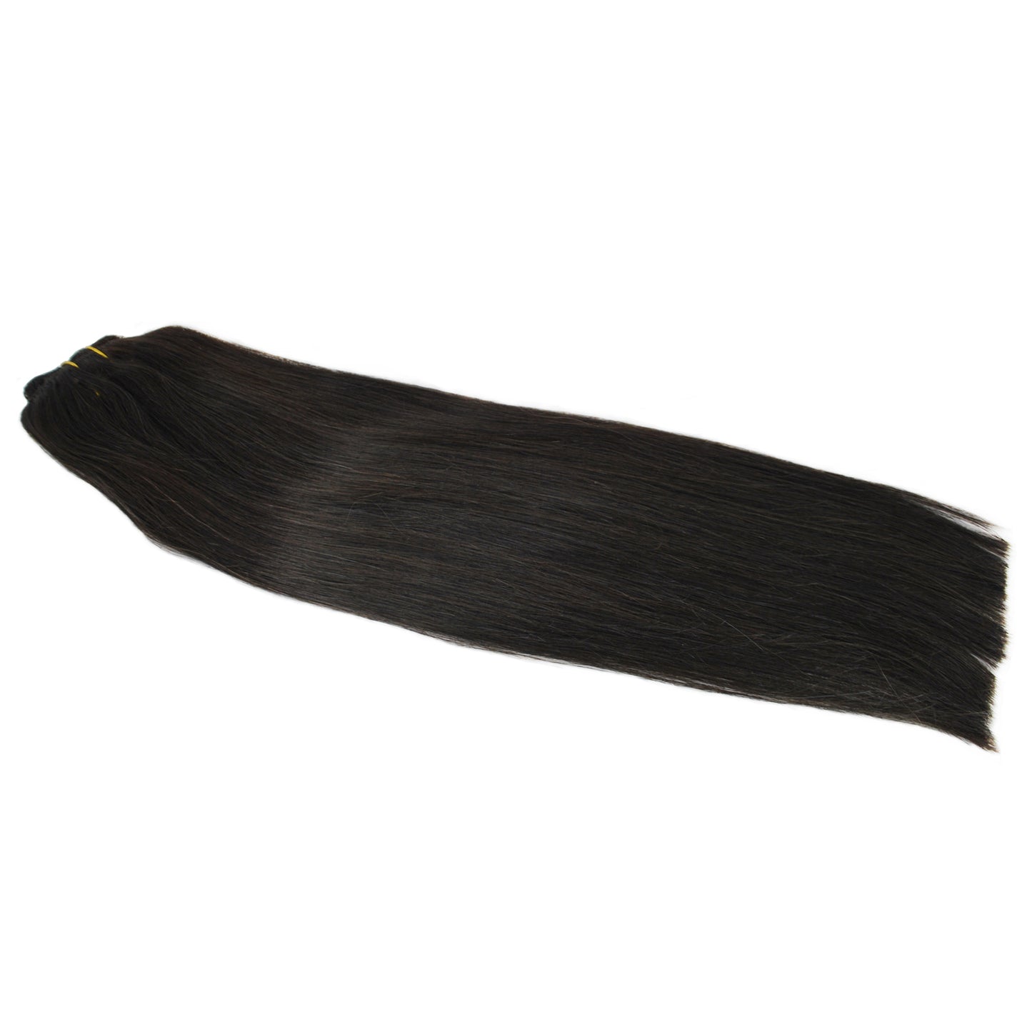 Straight Clip In Human Hair Extensions Brazilian Remy Hair 7Pcs/Sets