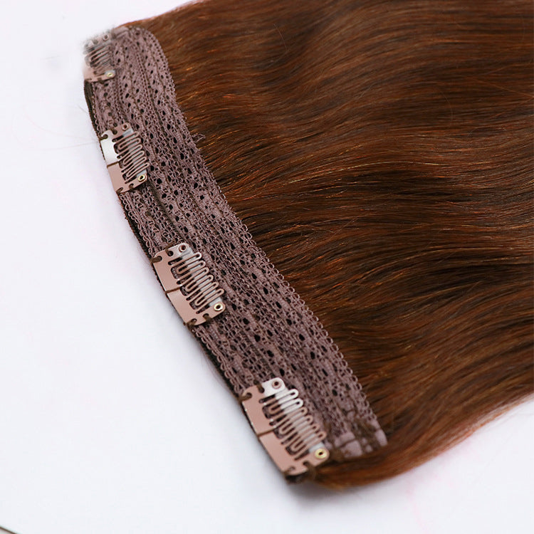 Straight Fish Line Human Hair Extension Invisible Hair For Women