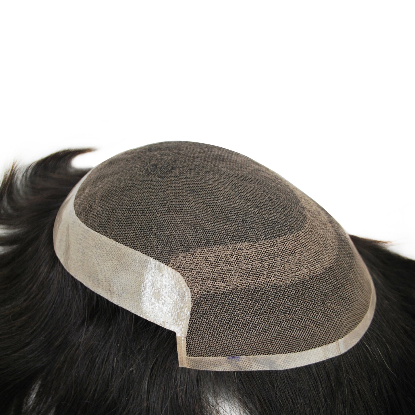 Natural Color Toupee For Man Human Hair Patch French lace with PU Back And Sides Men Wig Hair Unit