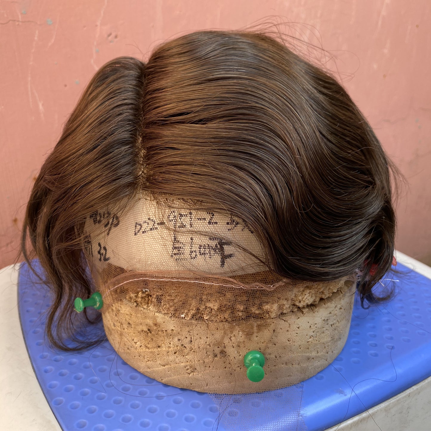 customized human hair toupee for men French lace hair system men wig