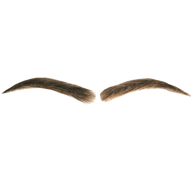 Wholesale Human Hair False Eyebrow Extensions Hand Made Lace Eyebrow Wig For Women C