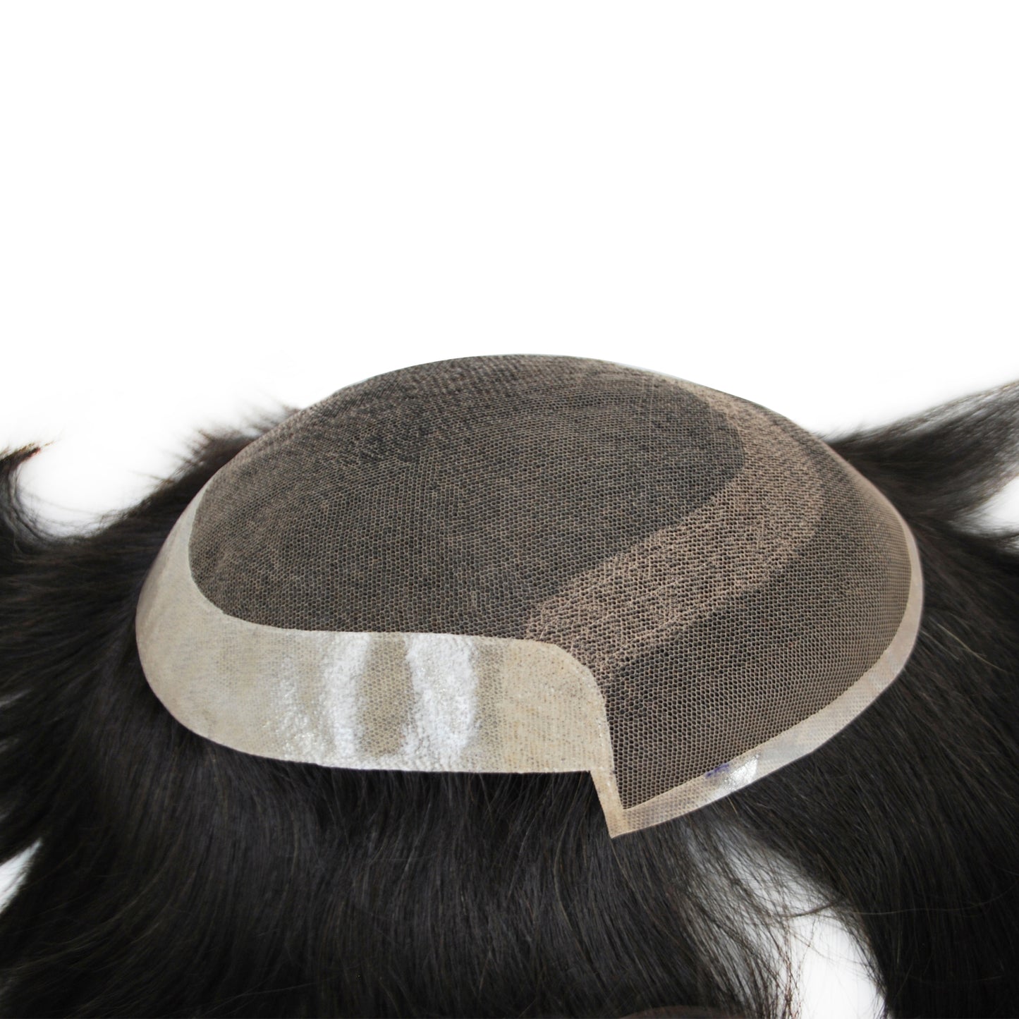 Natural Color Toupee For Man Human Hair Patch French lace with PU Back And Sides Men Wig Hair Unit