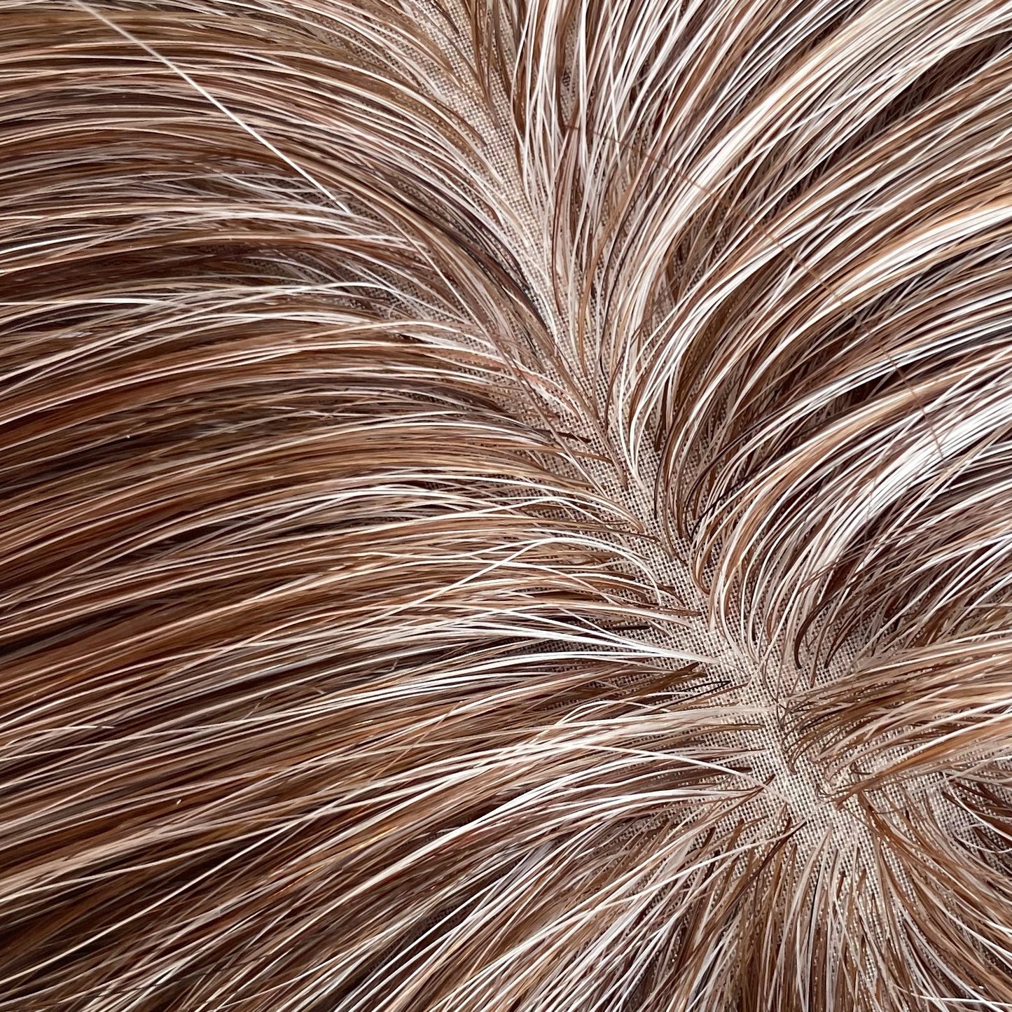 customized human hair system for men grey hair toupee men wig suncolor hair